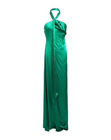 DRAMÉE Vestito lungo Verde 100% Viscosa