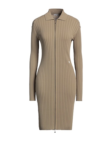 BURBERRY Sheath dress Sand 92% Viscose, 7% Polyamide, 1% Elastane
