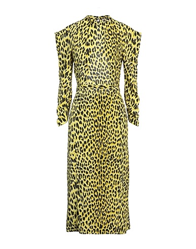 ZADIG&VOLTAIRE Midi dress Yellow 100% Silk