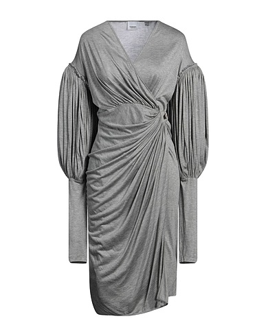 BURBERRY Midi dress Light grey 84% Viscose, 16% Silk