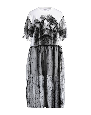 REDValentino Платье миди 100% Хлопок, Полиамид