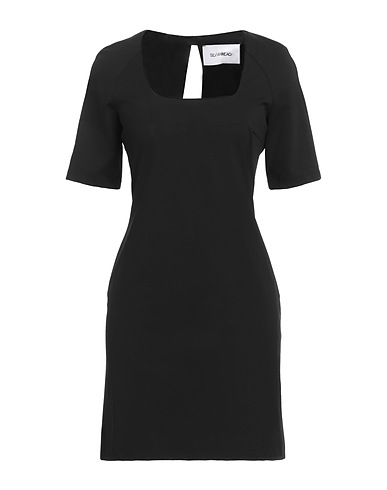 SILVIAN HEACH Vestito corto Nero 52% Cotone, 42% Nylon, 6% Elastan