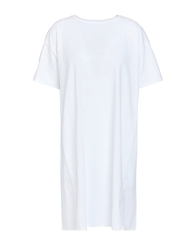 SUN 68 Short dress White 100% Cotton