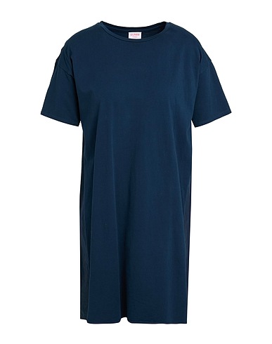 SUN 68 Robe courte Bleu marine 100% Coton