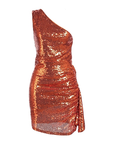 SILVIAN HEACH Sequin dress Copper 100% Polyester