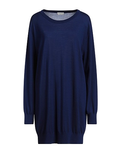 DRIES VAN NOTEN Kurzes Kleid Blau 100% Merinowolle