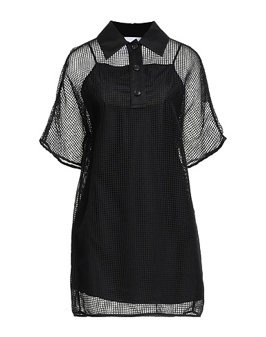 ERIKA CAVALLINI Short dress Black 100% Cotton