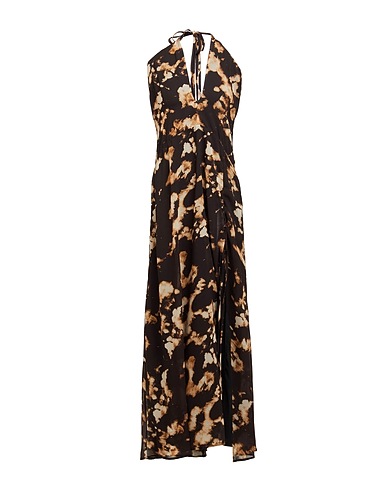 LIU •JO Langes Kleid Schwarz 100% Polyester