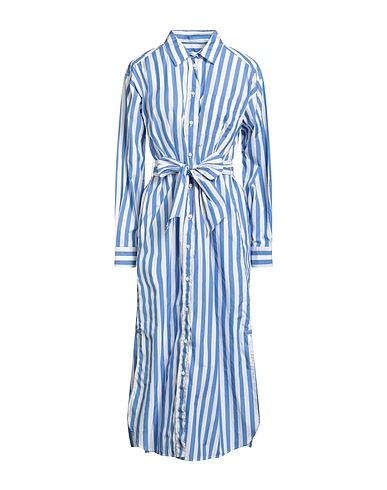 WEEKEND MAX MARA Vestito chemisier Blu chiaro 100% Cotone