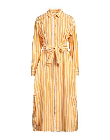 WEEKEND MAX MARA Midi dress Apricot 100% Cotton