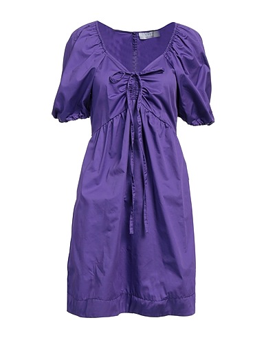 KAOS Short dress Purple 100% Cotton