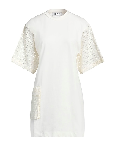 ICE PLAY Short dress 100% Cotton, Polyester