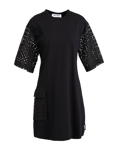 ICE PLAY Short dress 100% Cotton, Polyester