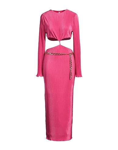 RUNAWAY THE LABEL Pleated dress 95% Polyester, 5% Elastane