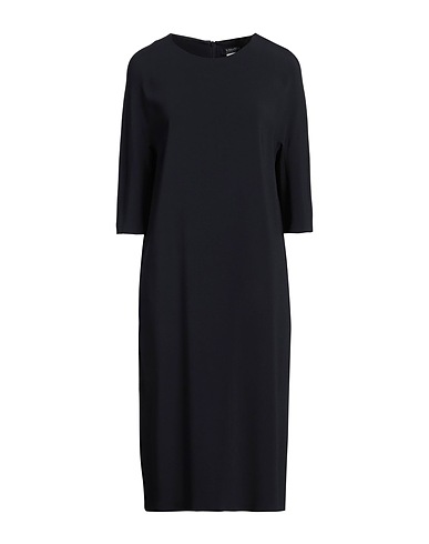 'S MAX MARA Midi dress Midnight blue 64% Viscose, 33% Acetate, 3% Elastane