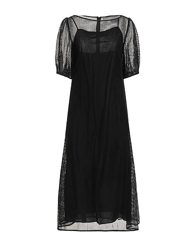 ERIKA CAVALLINI Midi dress Black 100% Cotton