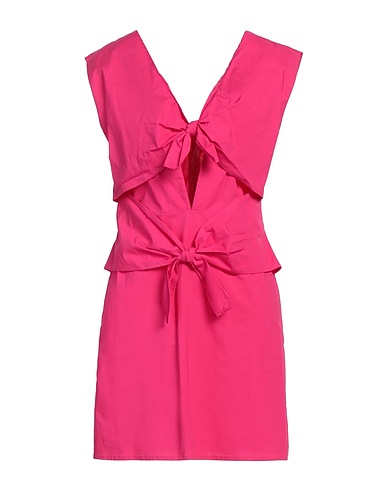 SILVIAN HEACH Minivestido Fucsia 95% Algodón, 5% Elastán
