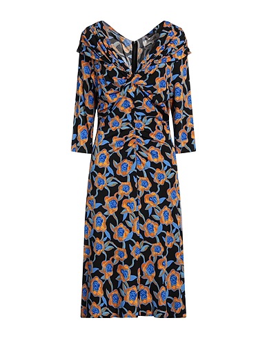 DIANE VON FURSTENBERG Midi dress Black 100% Viscose