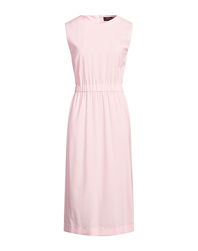 FABIANA FILIPPI Midi dress Pink 75% Virgin Wool, 23% Polyamide, 2% Elastane
