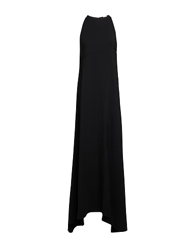 JIL SANDER Long dress Black 78% Viscose, 17% Silk, 5% Elastane