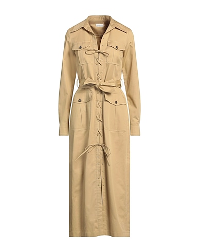 DRIES VAN NOTEN Midi dress Sand 100% Cotton