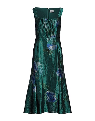 ERDEM エレガントドレス グリーン ポリエステル 94% / 金属繊維 6%