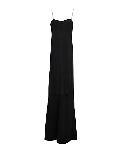 JACQUEMUS Vestito lungo Nero 69% Viscosa, 29% Poliammide, 2% Elastan