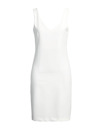 MARKUP Kurzes Kleid Weiß 89% Polyester, 11% Elastan