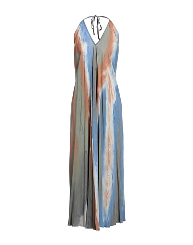 MANILA GRACE Long dress Sky blue 100% Viscose