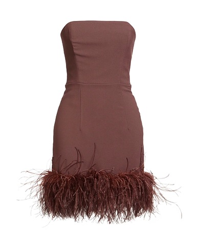 16ARLINGTON Robe fourreau 100% Polyester, Plumes d'autruche