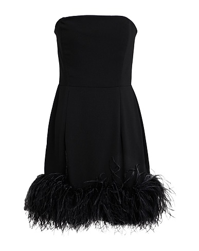 16ARLINGTON Robe fourreau 100% Polyester, Plumes d'autruche