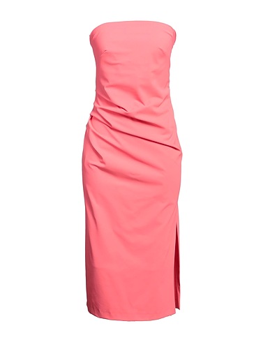 ICONA by KAOS Midi dress Coral 96% Polyester, 4% Elastane