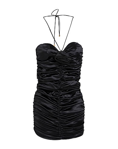 ELISABETTA FRANCHI Sheath dress Black 88% Polyamide, 12% Elastane