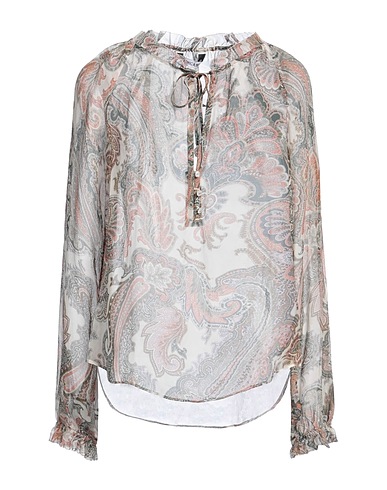 VERONICA BEARD Top Beige 100% Seta