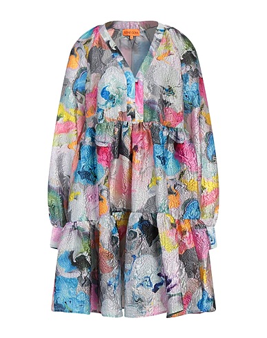 STINE GOYA Shirt dress Azure 70% Recycled polyester, 30% Polyester