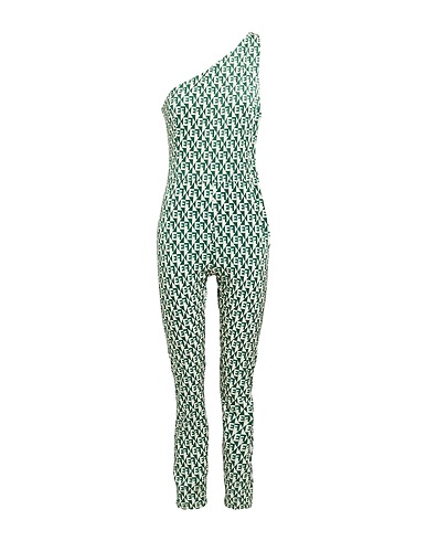ELISABETTA FRANCHI Jumpsuits and Dungarees Green 78% Polyamide, 22% Elastane