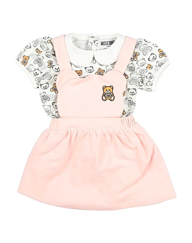 MOSCHINO BABY Baby jumpsuit  Pink 99% Cotton, 1% Elastane