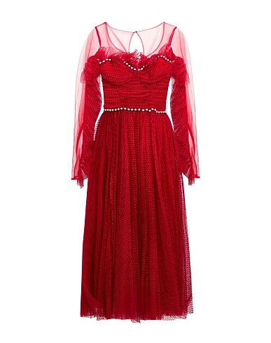 ELISABETTA FRANCHI Midi dress Red 100% Polyamide