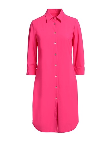 CAMICETTASNOB Midi dress Fuchsia 85% Polyamide, 15% Elastane