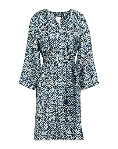 'S MAX MARA Shirt dress Midnight blue 100% Silk