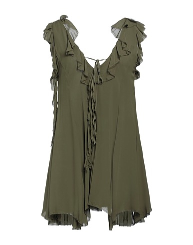 ANIYE BY Short dress Military green 100% Viscose