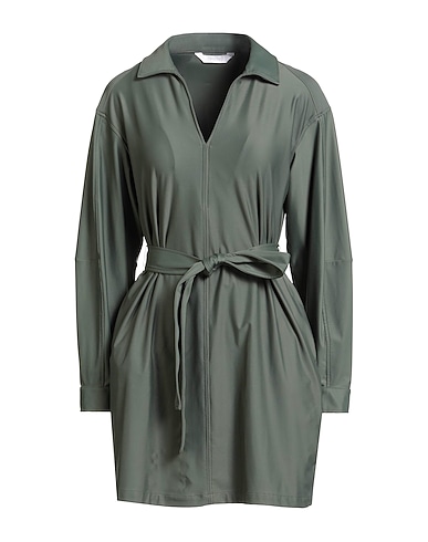 MAX MARA Short dress LEISURE Dark green 74% Polyamide, 26% Elastane