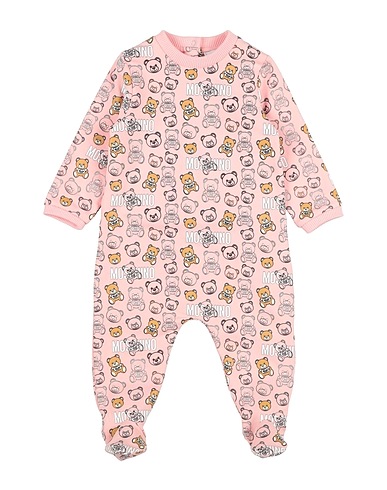 MOSCHINO BABY Baby jumpsuit  Pink 95% Cotton, 5% Elastane