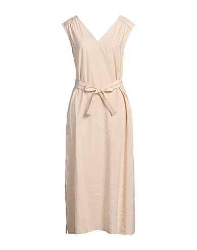 PESERICO Midi dress Beige 85% Modal, 15% Polyester