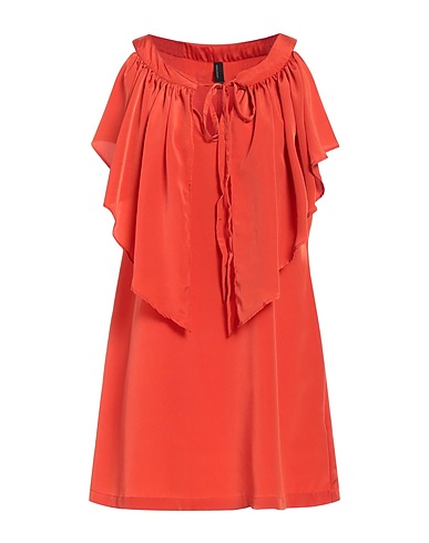 VERO MODA Short dress Orange 100% Polyester
