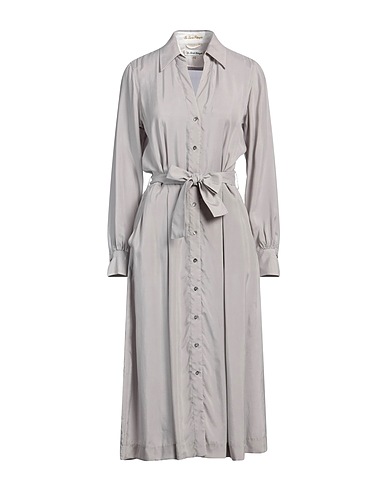 LE SARTE PETTEGOLE Office dress GRIGIO CHIARO 100% Cupro