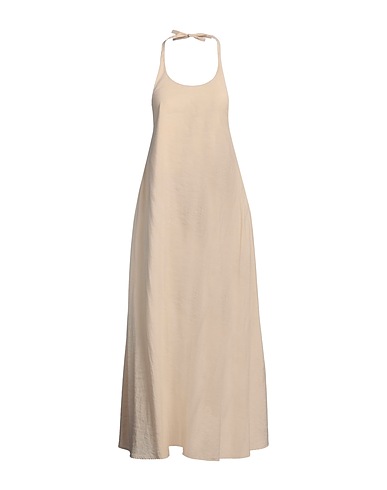 PESERICO Midi dress Beige 85% Modal, 15% Polyester