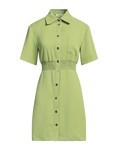 SANDRO Office dress Light green 100% Polyester