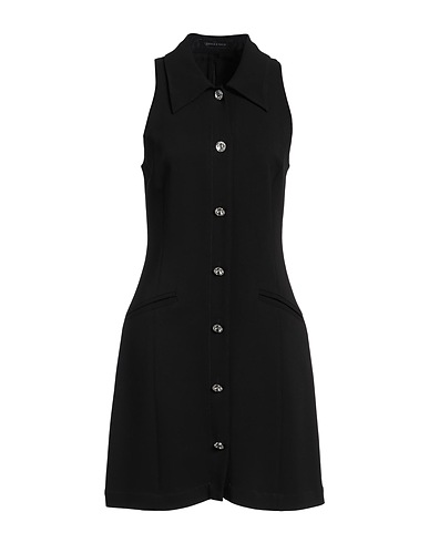 EMMA & GAIA Shirt dress Black 96% Viscose, 4% Elastane
