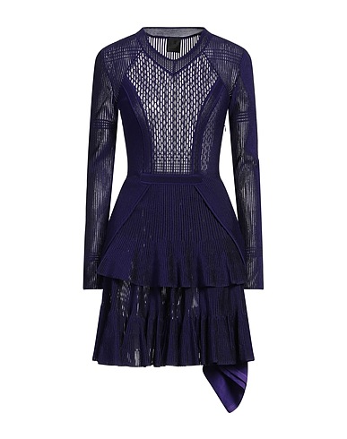 GIVENCHY Pleated dress Purple 75% Viscose, 24% Polyamide, 1% Elastane